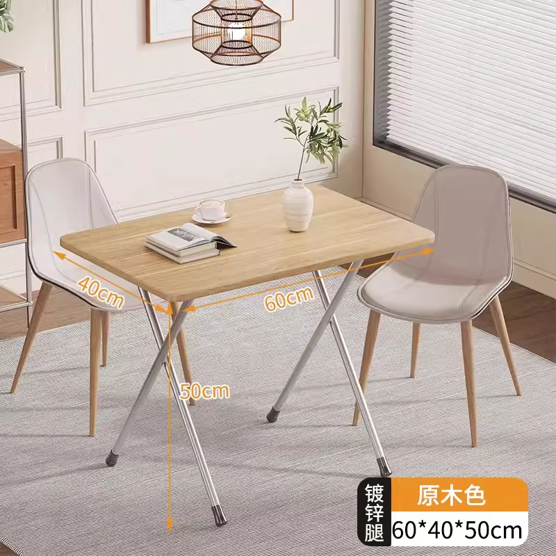 Mesa de escritorio plegable mesa de estudio de escritorio de escritorio de estudiantes de oficina en el hogar tabla pequeña tabla rectangular alquiler simple