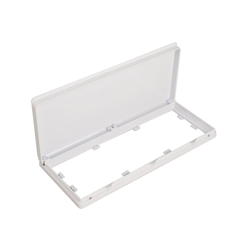 供应86型粘贴式防水盒插座开关空白面板浴室卫生间三联连体防溅