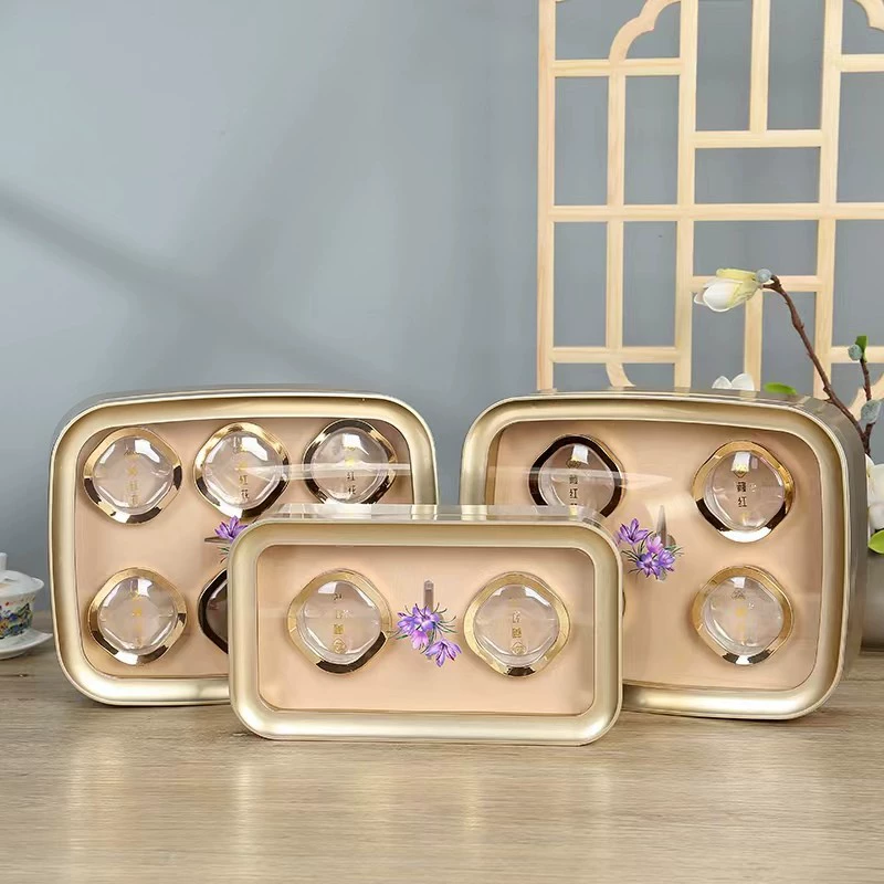 Новая Подарочная коробка с шафраном окна 2 бутылки 4 бутылки 6 бутылок Подарочная коробка Crocus 10 г 20 г 30 г Универсальная пустая подарочная коробка