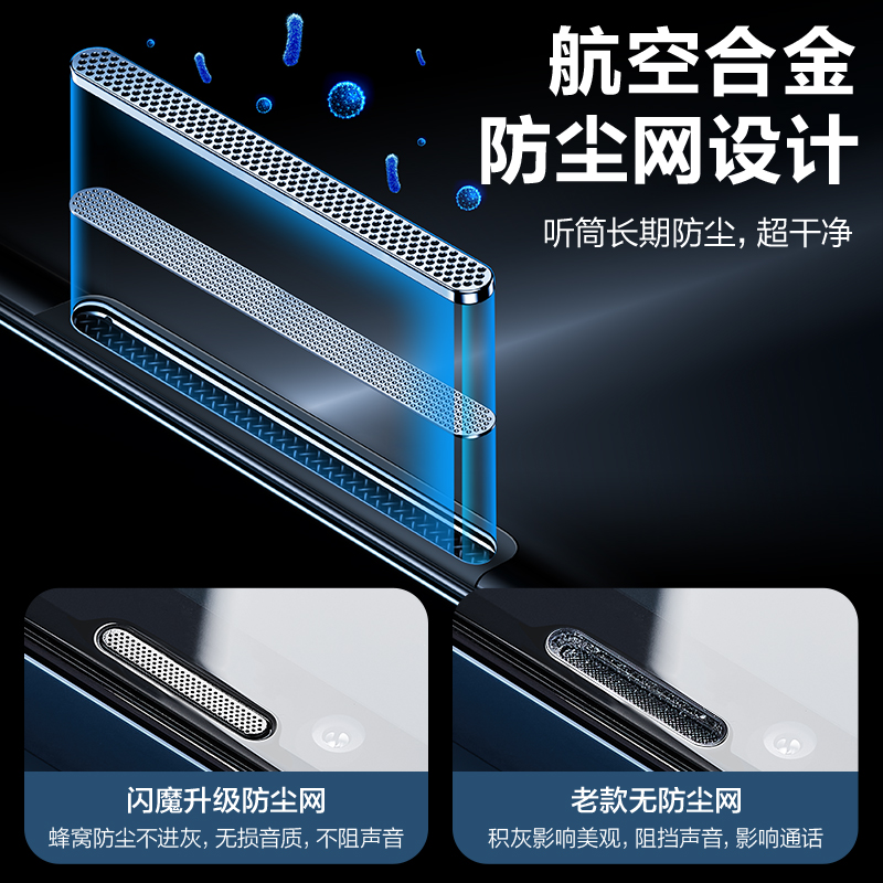 Los fabricantes de películas templadas de almacén libre de polvo de Huating son adecuados para Apple 16/15promax