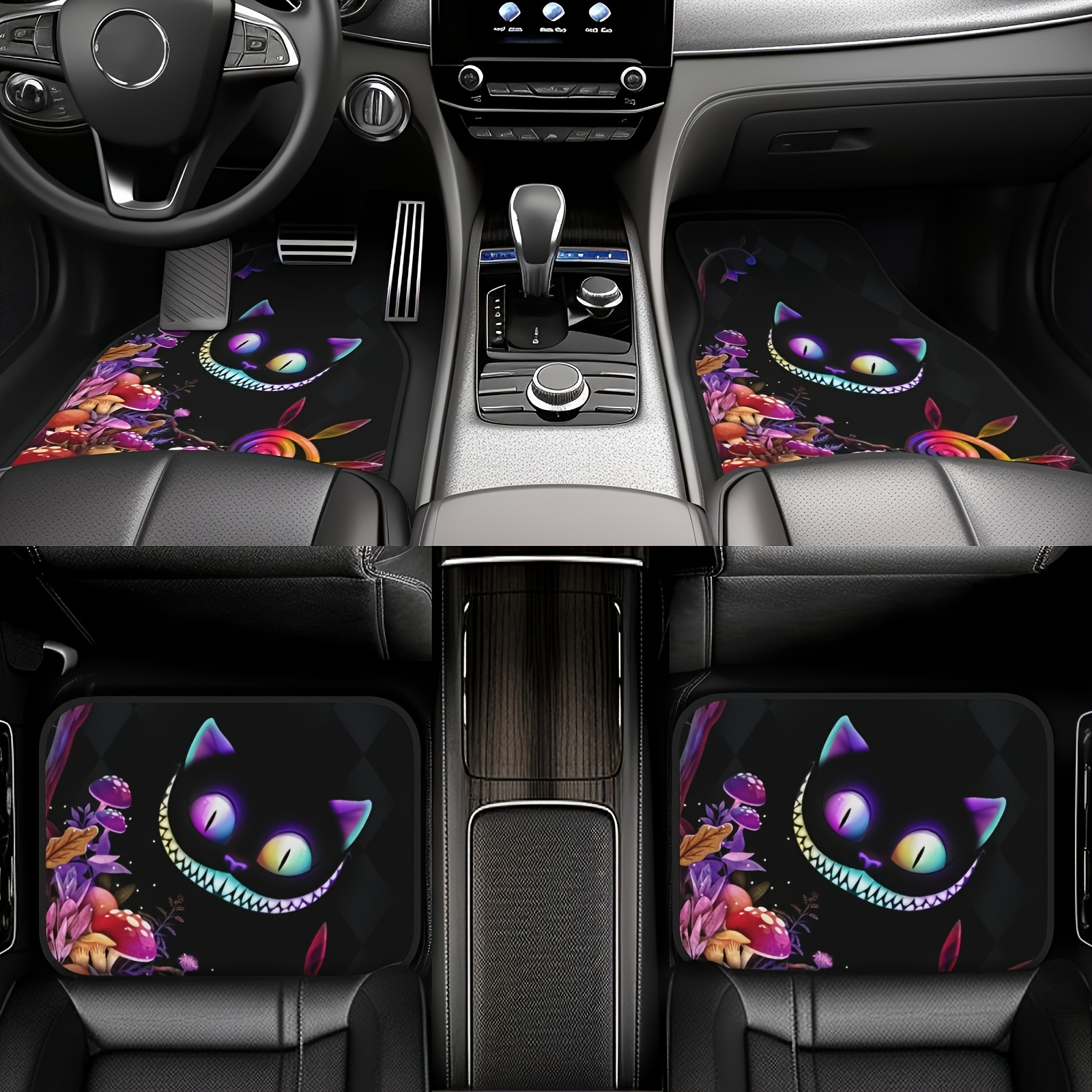Cross-Border Amazon New American-Style Car Floor Mats Four-Piece Set, Dirt-Resistant Floor Mats, Wear-Resistant and Dust-Proof Mats