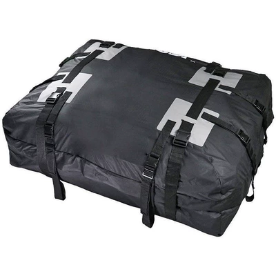 Car Roof Bag Car Thickened 600D Oxford Cloth Car Roof Luggage Bag Waterproof Sunscreen Travel Bag (Roof box) - white-600d-roof-bag