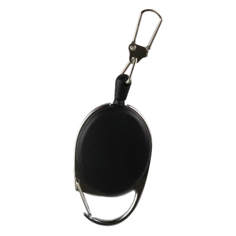 EDC hebilla retráctil antirrobo anti-perdida llavero hebilla elástica llavero colgante rápido llavero retráctil