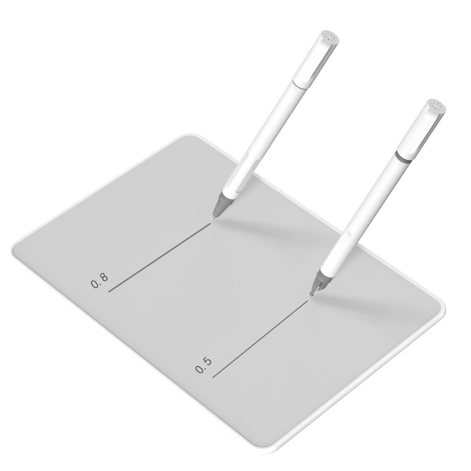 A4/A5磁性白板可局部擦除手写板无边框白底黑字留言板