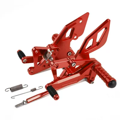 Motorcycle pedals R3 MT-25 MT-03 modified - red