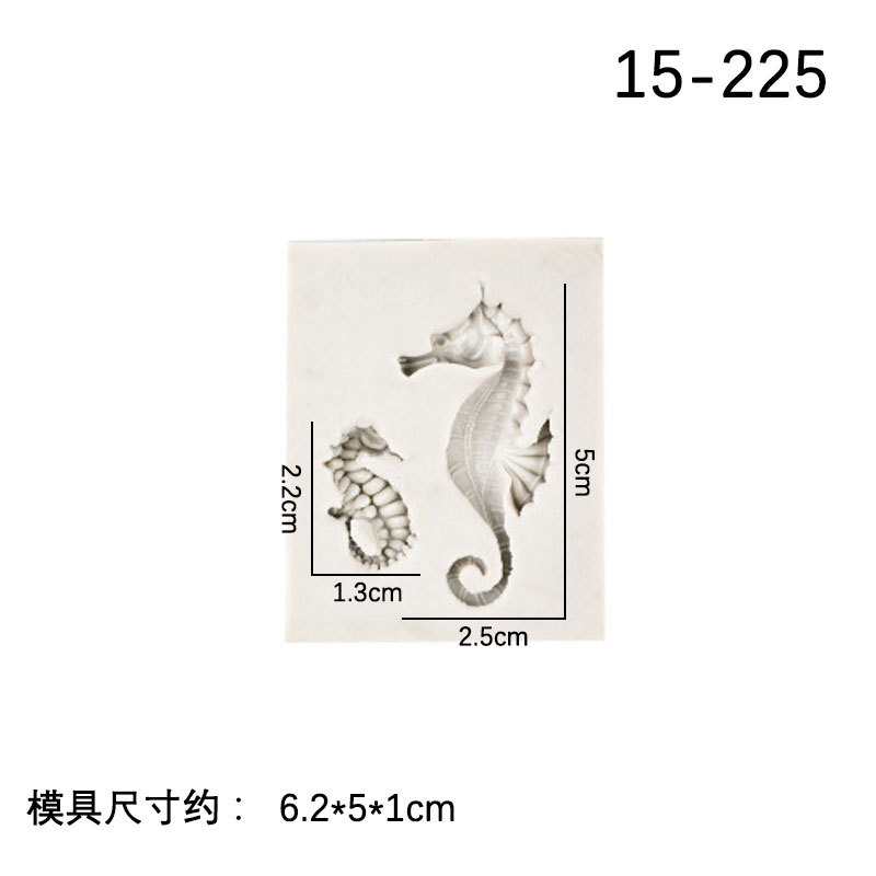 Hornear fondant molde de pastel de océano Concha molde de silicona cola de sirena piezas de decoración de pastel de chocolate