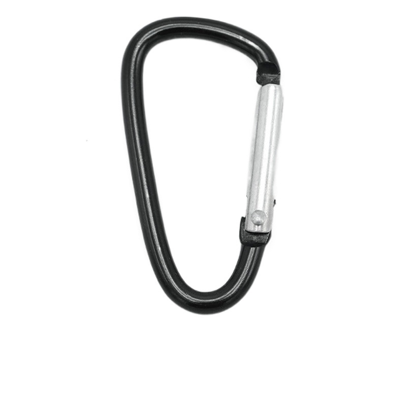 No. 5 D-Shaped Aluminum Alloy Carabiner, Outdoor Hanging Buckle, Water Bottle Buckle, Quick-Release Buckle, Gift, Molle System