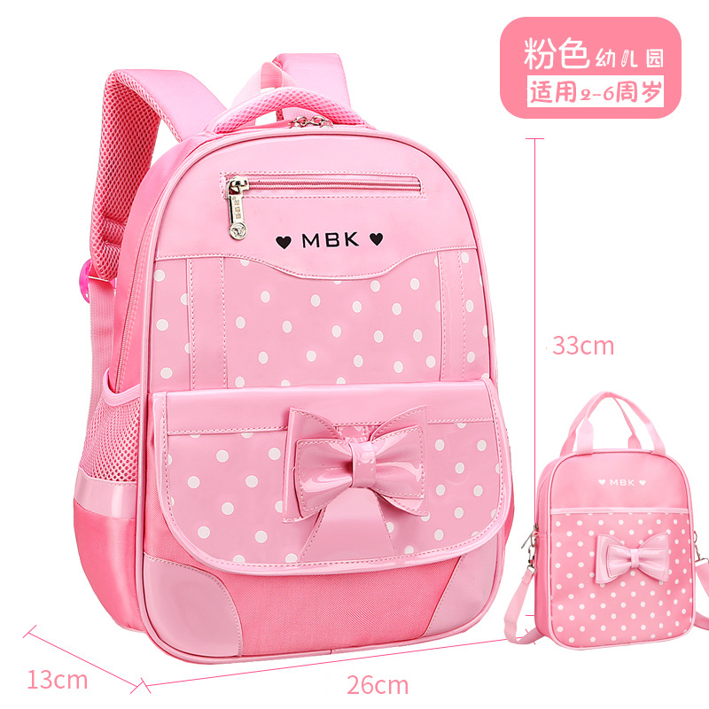 Mochila coreana para estudiantes de primaria de onda 1 - 3 - 5 - 6 grados varilla de tracción para niños 6 - 9 - 12 años mochila de hombro para reducir la carga