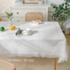 T-shaped grid-milk white [upgraded non-bleached raw cotton]