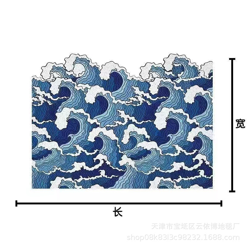 北歐入戶門墊進門地墊可剪裁絲圈腳墊門口門廳換血蹭土防滑墊子