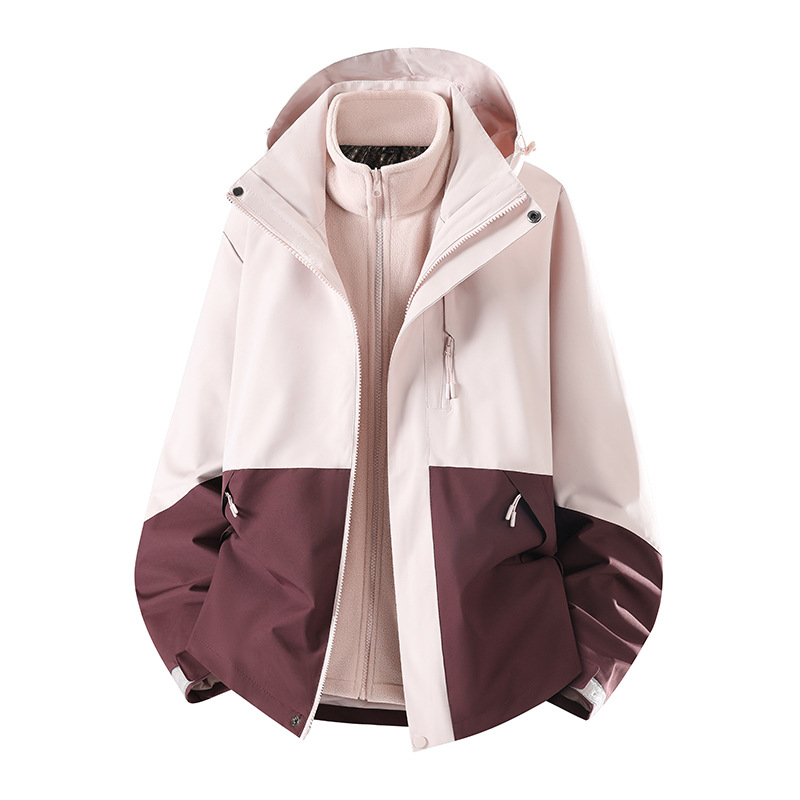 2026 chaqueta de asalto al aire libre 3 - en - 1 hombre y mujer chaqueta deportiva de capa suave chaqueta de montaña chaqueta impermeable