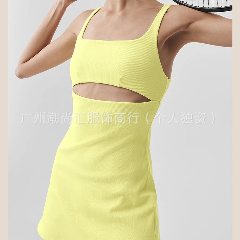 Cross-Border Al0 Correct Version with Chest Pads, Fine Striped Dress, Yoga Wear, Quick-Dry Running Sports Training Fitness Wear Cross-Border Al0 Correct Version with Chest Pads, Fine Striped Dress, Yoga Wear, Quick-Dry Running Sports Training Fitness Wear