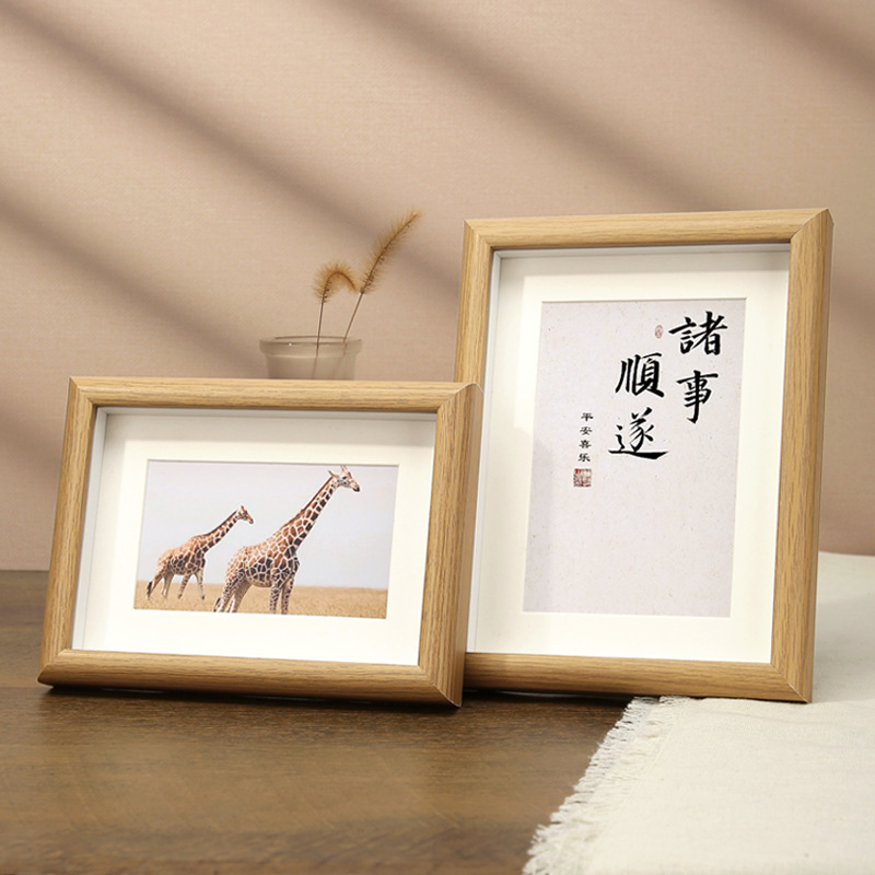 Make photo frames for displaying photos, manufacturer wholesale, high-end, 6-inch photo printing with 3D hollow photo albums