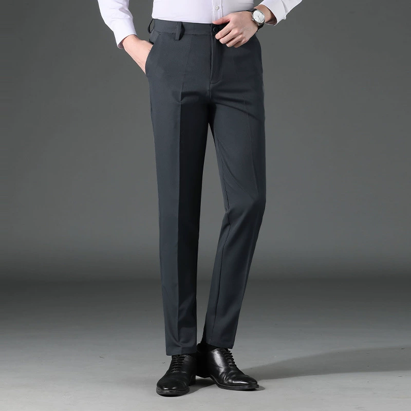 2024 Новые осенние и зимние мужские повседневные брюки прямые брюки