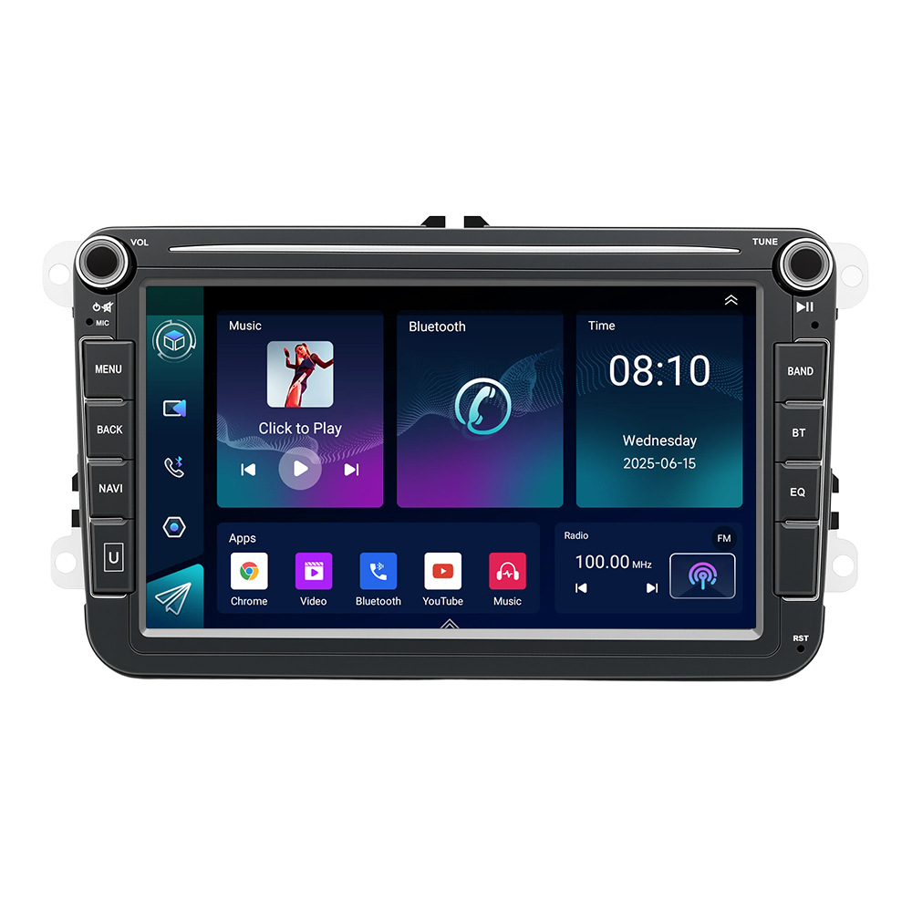 Admite personalización Adecuado para 8 pulgadas Volkswagen Universal Machine Navigation Android Universal Machine Navigation Car GPS Player