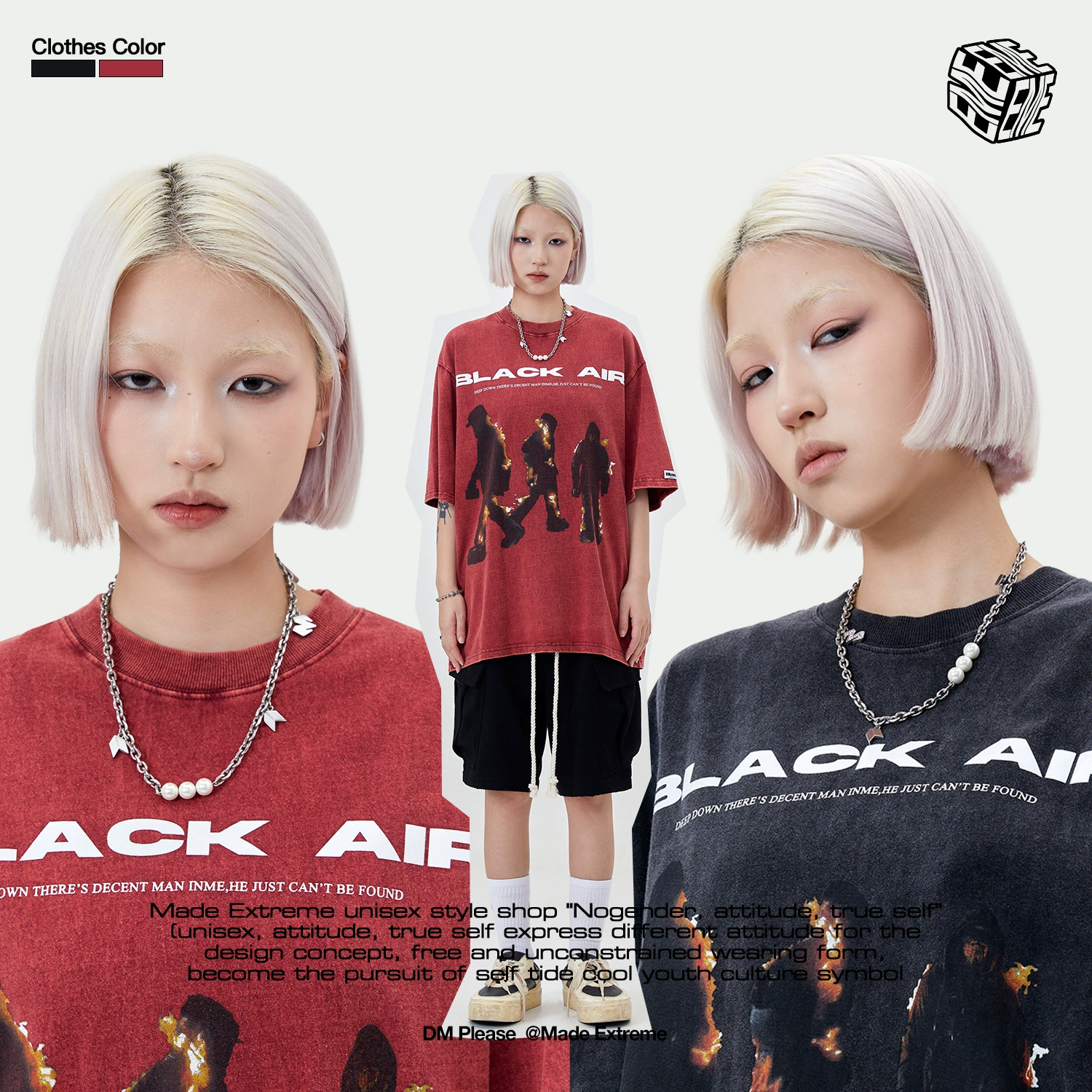 BLACKAIR американская уличная ретро модная брендовая мужская футболка с коротким рукавом и принтом в виде пламени для мужчин и женщин