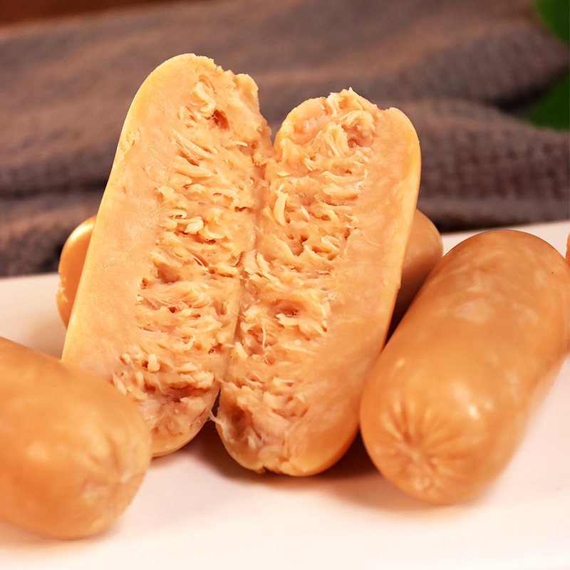 Low-fat chicken sausage, high-protein chicken breast sausage, ready-to-eat fitness meal replacement, healthy dormitory ready-to-eat sausage food