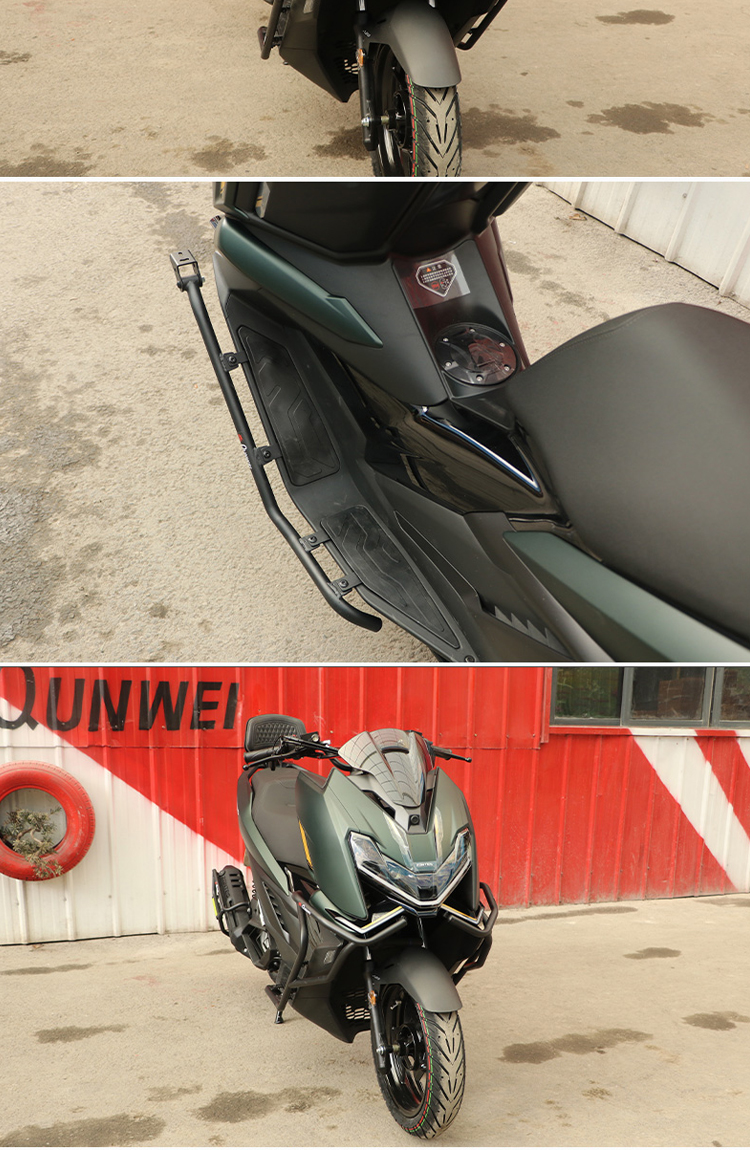 Suitable for the modification of the Zongsheng 150X bumper, front and rear guardrails, spotlight version, anti-fall and anti-collision protection bars, and exhaust guardrails