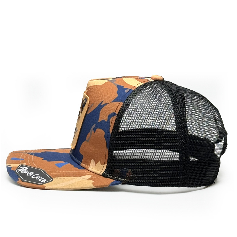 Graffiti Printed Baseball Cap Animal Fan Embroidered Flower Hat Mesh Cap Outdoor Casual Sunnet Hat Male_voghion.com