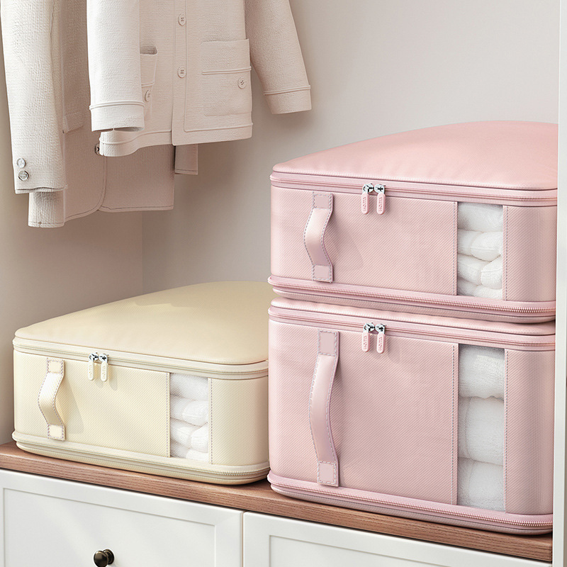 New Quilt Bag, Large Foldableing Quilt Compression Storage Bag for Moving, Clothing Storage, Travel Essential Storage Bag