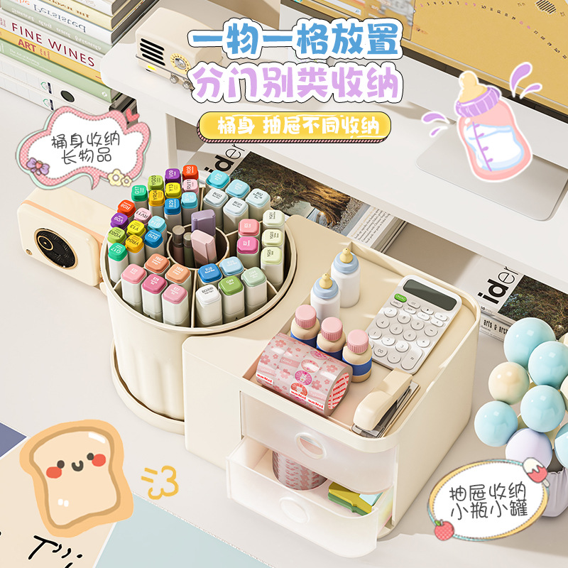 Pens holder, storage box, stationery, capacious storage system for boxes