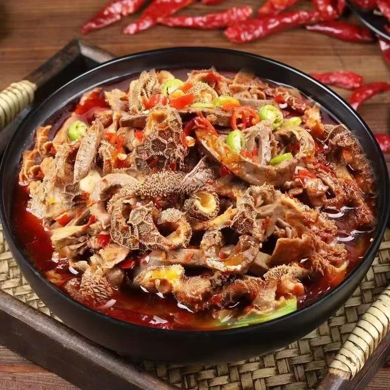 清真羊杂汤内蒙古特产正宗羊杂汤熟食小吃真空羊肉汤加热即食