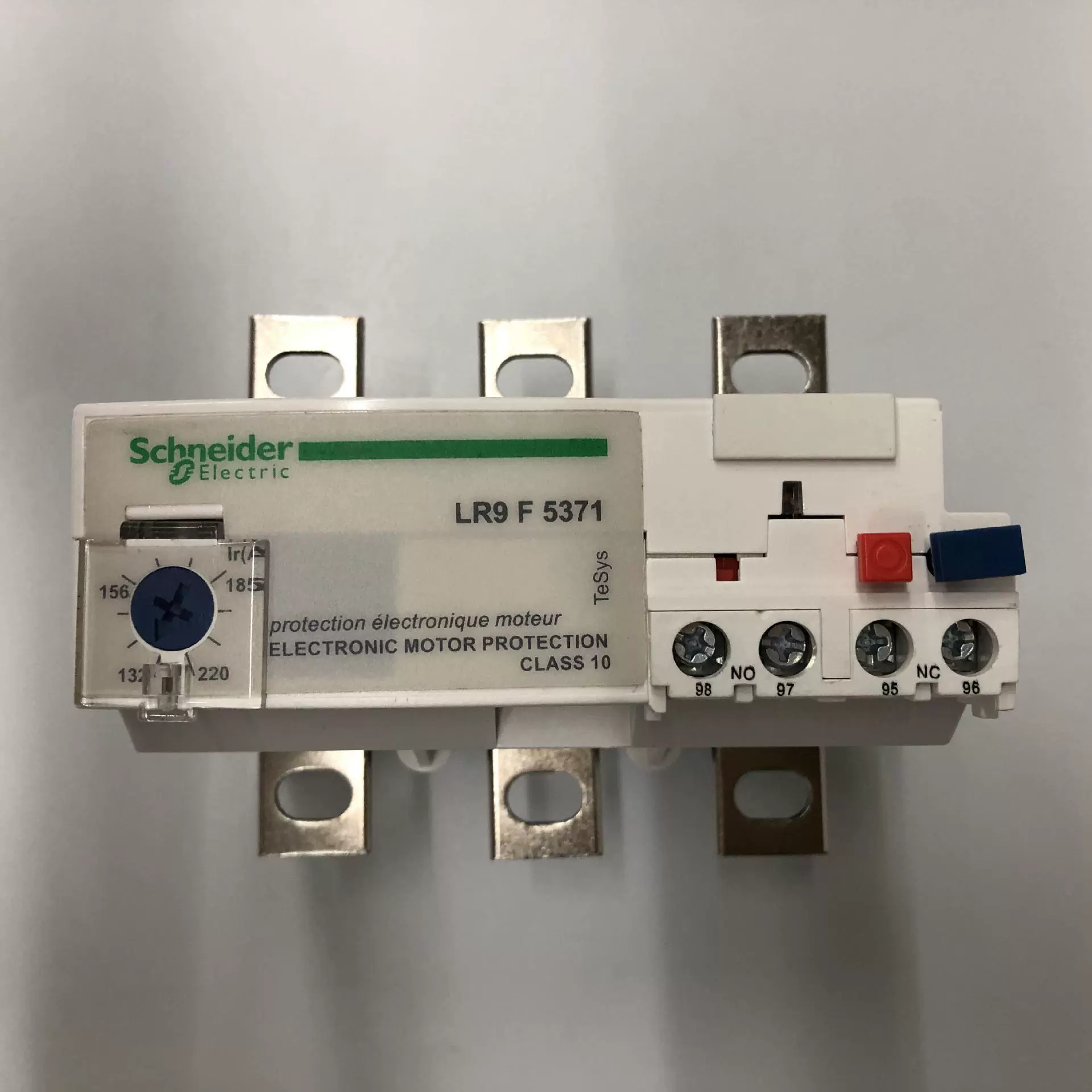Оригинальное цифровое тепловое реле перегрузки по току Schneider LR9F5371 132-220A