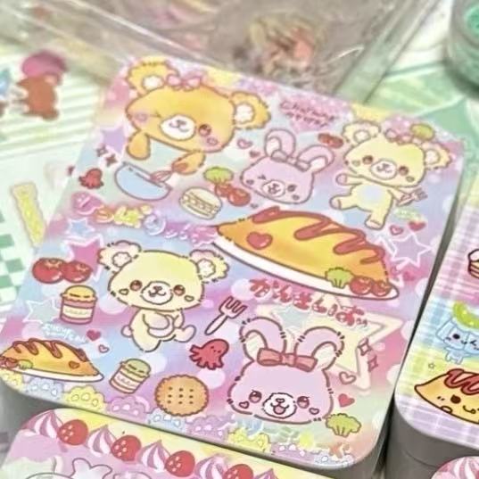 かわいい夢のようなブリキの箱イン収納ステッカー Guka スターアルバムフォトカードデスクトップ収納ハンドブック高価値|undefined
