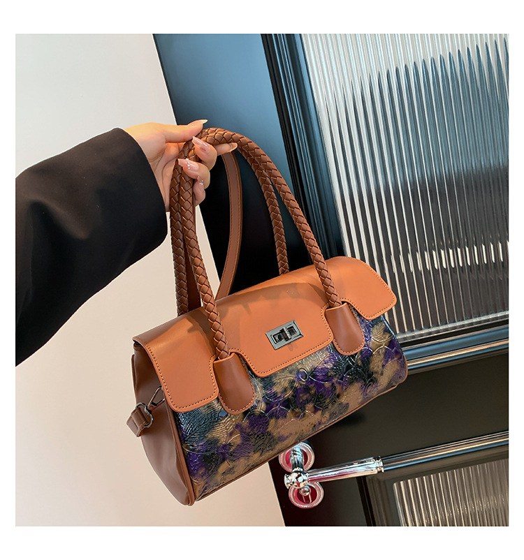 Women's Retro Handbag Chinese Style Shoulder Bag For Mature Women_voghion.com
