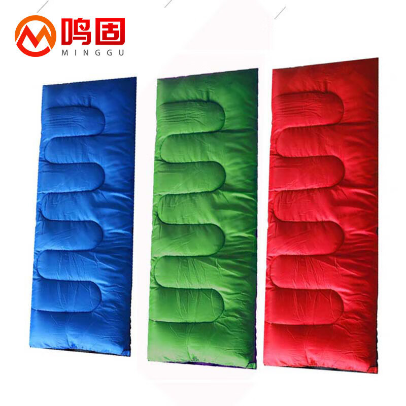 鸣固 应急睡袋户外防寒保暖防潮露营救灾成人加厚抓绒睡袋内胆信