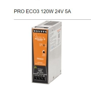 魏德米勒 开关电源模块1469530000	PRO ECO3 120W 24V 5A