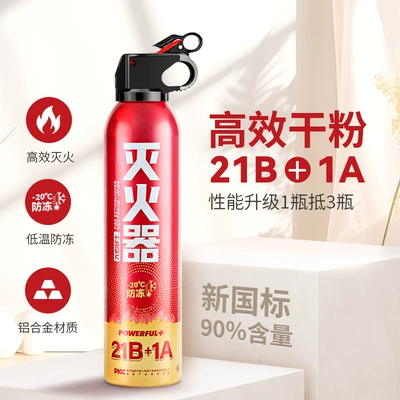 Fire Warrior Car Fire Extinguisher Car Fire Annual Inspection Vehicle 21B Mini Portable Dry Powder Fire Extinguisher