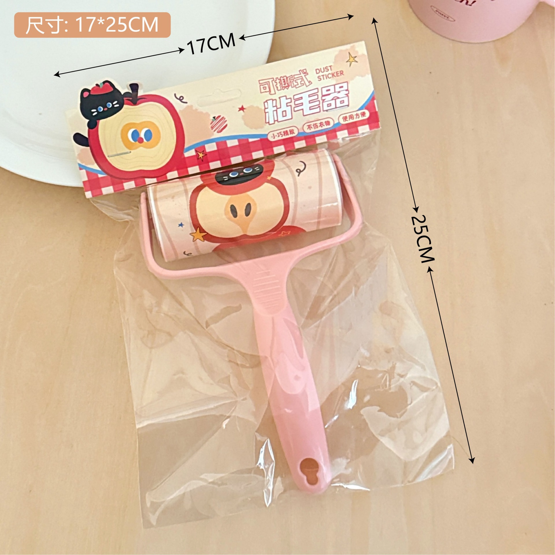Crayón pequeño nuevo autorizado conjunto de pegador de pelo de alumno rodillo pegador de pelo para mascotas en el hogar artefacto de pegado de pelo