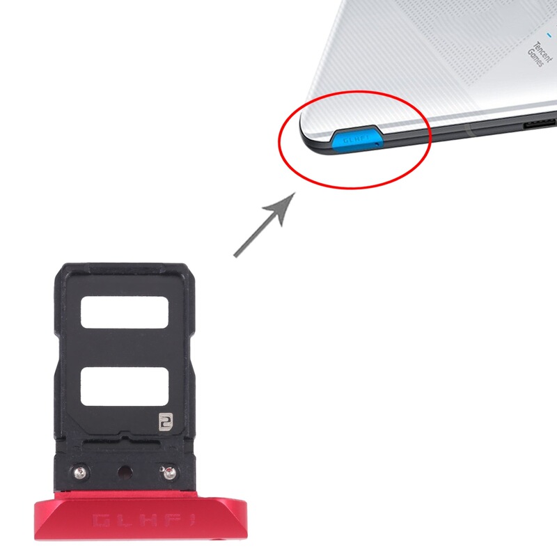 Sim Card Tray Suitable for Asus Rog Phone 5 Zs673Ks Card Slot Rog5 Adapter Card Delivery and Retrieval Pin Sim Card Tray Suitable for Asus Rog Phone 5 Zs673Ks Card Slot Rog5 Adapter Card Delivery and Retrieval Pin