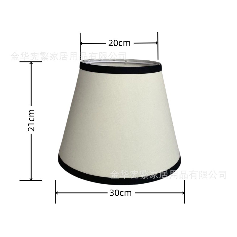 E27 redondo KD recto desmontaje TC tela exterior negro oro interior cubierta de lámpara de PVC Europa América nórdica hotel dormitorio lámpara de escritorio candelabrera