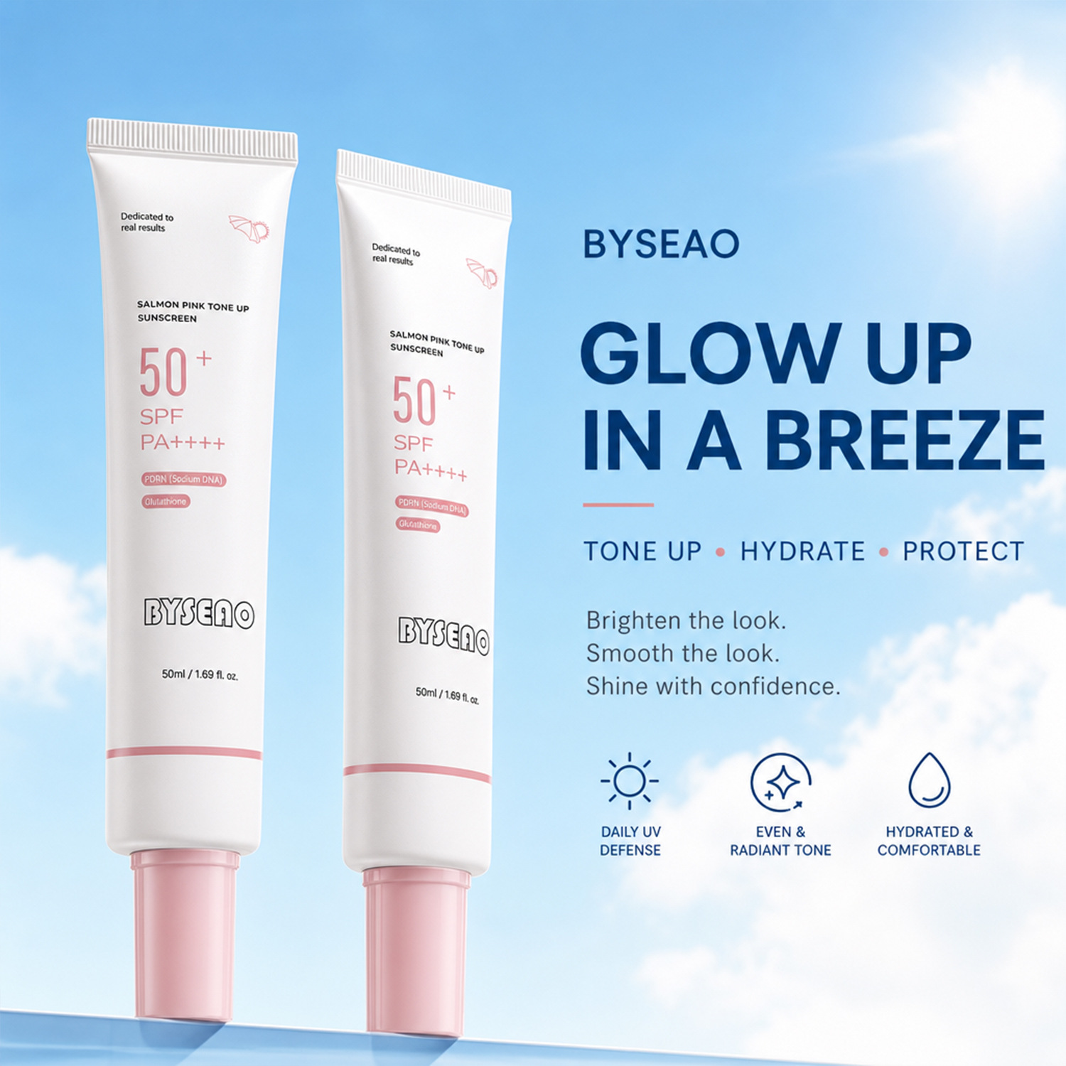 fuchsia waterproof sun protection cream
