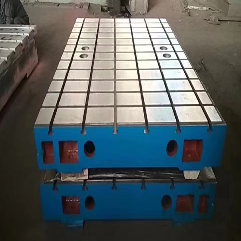 铸铁平台铸铁基座焊接底座T型重型铸铁平板刮研划线装配平台