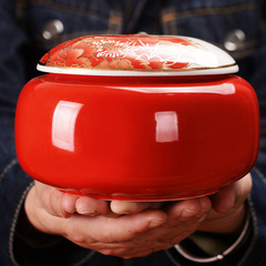 Wuyi Mountain Zheng Shan Xiao Zhong Special Grade Black Tea Gift Box with High-End Ceramic Canister, Premium Gift Tea for Giving, Factory Wholesale