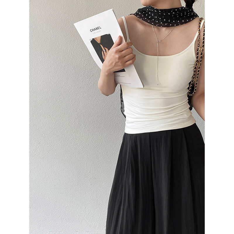 【Special Offer, No Returns or Exchanges】Jiangzuo Multi-Piece Set Large Neckline Camisole for Women Summer Inner Wear Top 1818