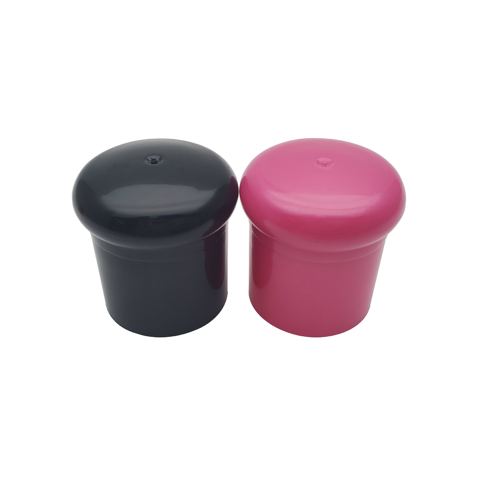 现货24牙身体乳旋盖 24-410带旋牙蘑菇盖 光身PP材质时尚蘑菇旋盖