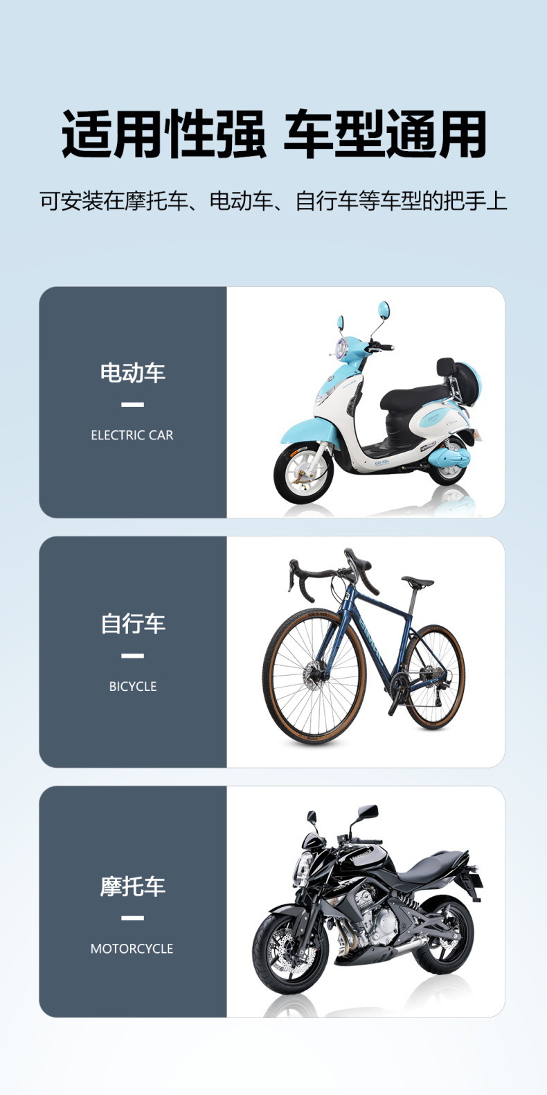 Motorcycle Electric Scooter Phone Holder, Shockproof Bicycle Navigation Mount, Phone Holder Factory Direct Sale
