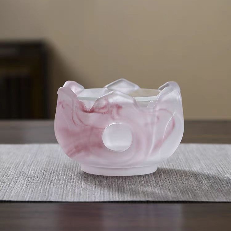 手作り瑠璃家庭用温茶炉瑠璃ろうそく加熱保温ベース|undefined