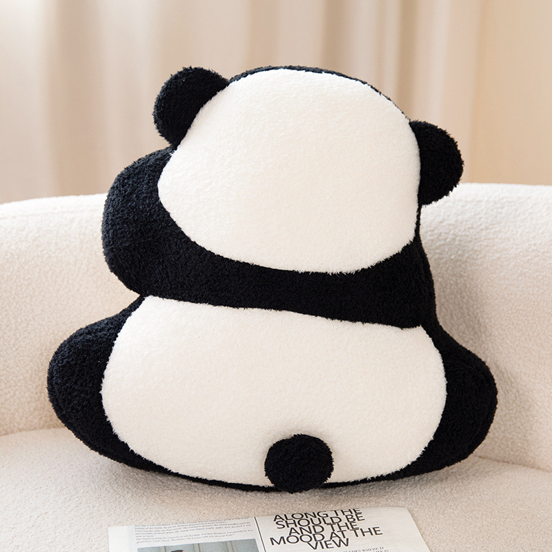 Red de celebridades Panda almohada muñeca lindo sofá sala de estar estudiante durmiendo junto a la cama niña cojín de respaldo almohada oficina