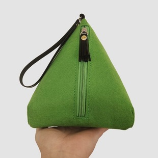 Dragon Boat Festival Felt Bag Exhibition Tote Gift Bag Coin Purse Customizable with Logo Creative Triangular Rice Dumpling Bag