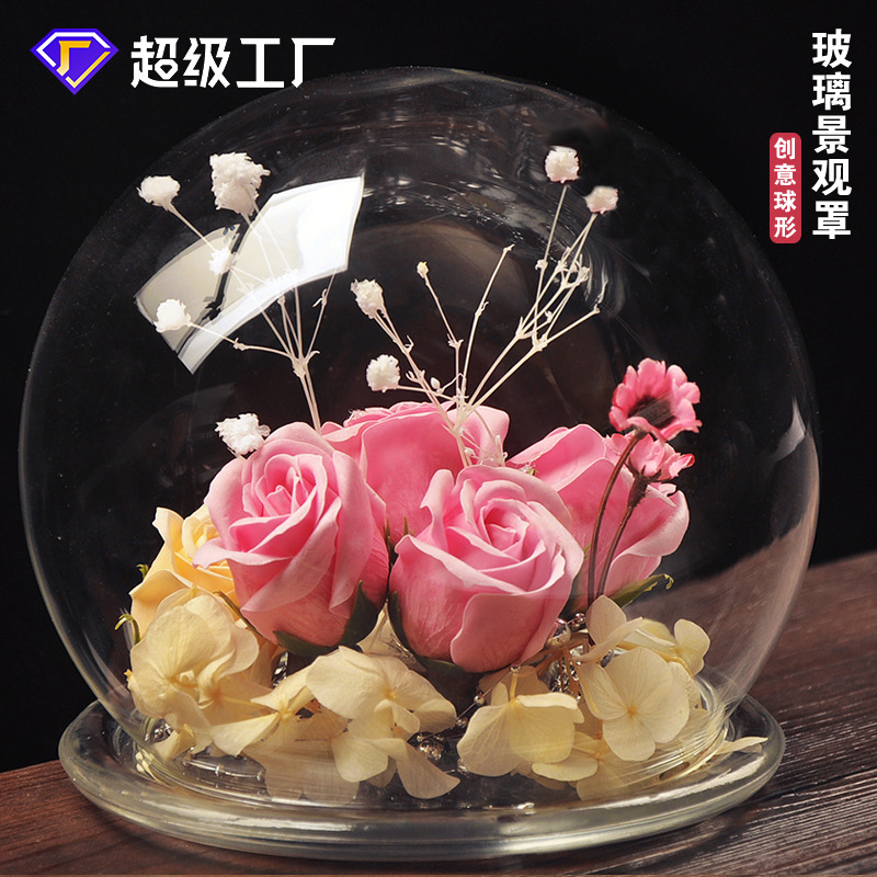 Mxmade Europea DIY creativo transparente esférico cubierta de paisaje cubierta decorativa Ziwei paisaje