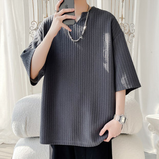 2025 spring new melody windmill plus size v collar short sleeve t-shirt a generation of hair