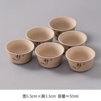 석기 정자 자동 차 세트 - 찻잔 6컵