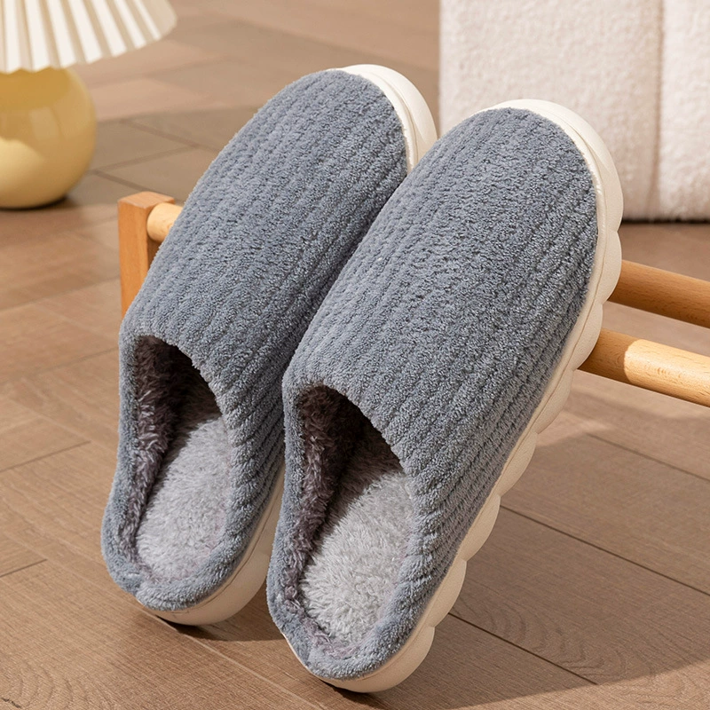 Домашние Slippers зимние нескользящие милые обувные платформы для любимых