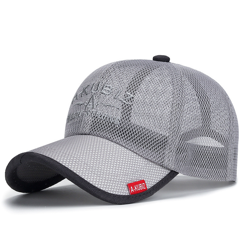 Summer fashionable breathable climbing baseball cap with letters for…