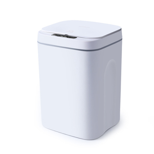 Smart Home Trash Can with Automatic Sensor, Office and Kitchen Trash Can with Lid, High-Quality Manufacturer, Cross-Border Wholesale